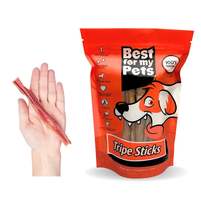 5-Inch Tripe Sticks, 6-Ounce Bag