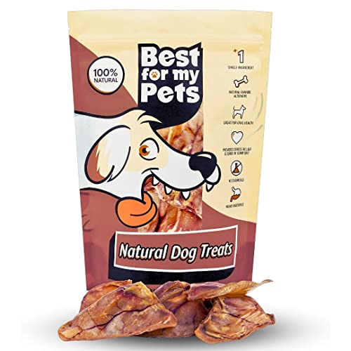Pig Ears for Dogs (Whole, 30 Pack) by Best For My Pets